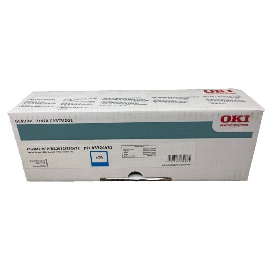 OKI 43324431 TONER ORIGINALE CIANO PER ES2032/ES2032 MFP/ES2632 [A BOX]