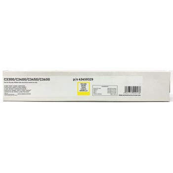 OKI 43459329 TONER ORIGINALE GIALLO PER OKI C3300/C3400/C3450/C3600 [A BOX]
