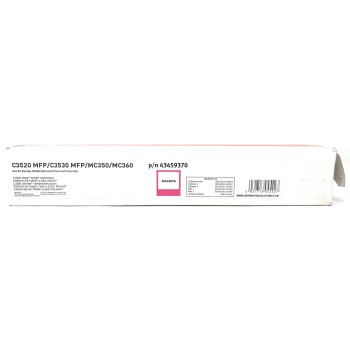 OKI 43459370 TONER ORIGINALE MAGENTA PER OKI C3520 MFP/C3530 MFP/MC350/MC360 [C BOX]