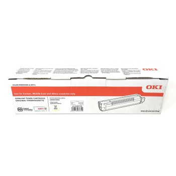 OKI 43487709 TONER ORIGINALE GIALLO C8600/C8600n/C8600dn/C8800n/C8800dn [A BOX]