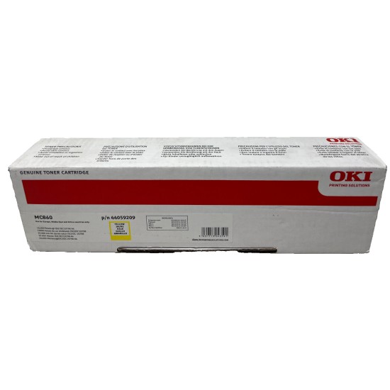 OKI 44059209 TONER ORIGINALE GIALLO PER OKI MC860/CX2633 [A BOX]