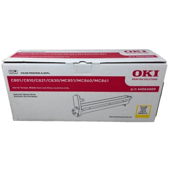 OKI 44064009 DRUM TAMBURO ORIGINALE GIALLO PER C810N/C821/MC851 [A BOX]