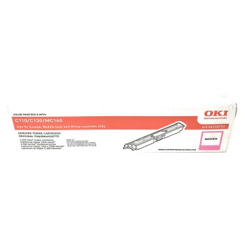 OKI 44250722 TONER ORIGINALE MAGENTA PER C110/C130n/MC160n 2.500 PG [A BOX]