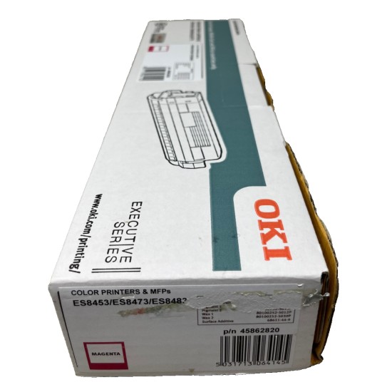 OKI 45862820 TONER ORIGINALE MAGENTA PER ES8453/ES8473/ES8483 [B BOX]