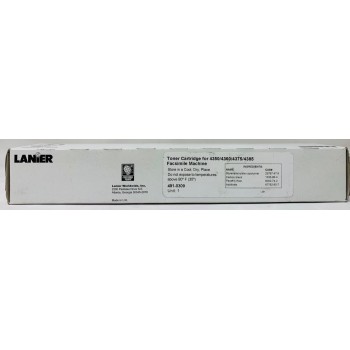 LANIER 491-0309 4910309 TONER ORIGINALE NERO PER LANIER FAX 4350/4360/4375/4385 LANIER 491-0309 4910309 TONER ORIGINALE NERO PER LANIER FAX 4350/4360/4375/4385