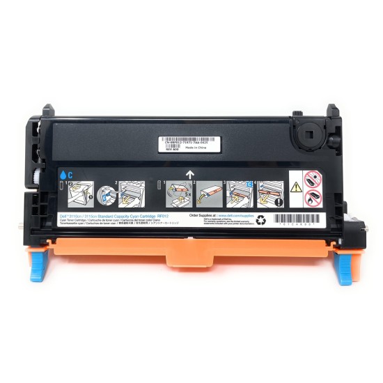 DELL 593-10166 RF012 TONER ORIGINALE CIANO PER 3110cn/3115cn [NO BOX]