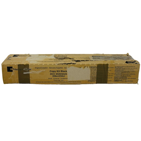 TRIUMPH ADLER 652511115 TONER ORIGINALE NERO PER DCC 6520/6525/206ci/256ci [D BOX]