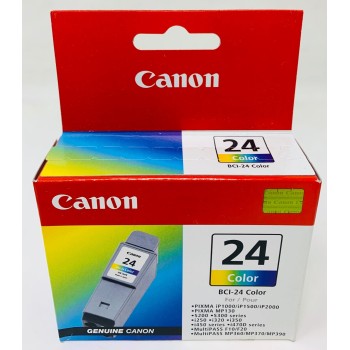 CANON 6682A002 BCI-24C CARTUCCIA ORIGINALE COLORE S200/S300/iP1000/iP1500/iP2000 [A BOX[