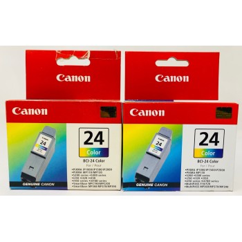 CANON 6882A002 BCI-24C CARTUCCIA ORIGINALE COLORE S200/S300/iP1000/iP1500 [X 2PZ]