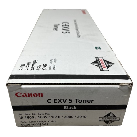 CANON 6836A002 C-EXV5 TONER ORIGINALE iR1600/iR1610/1630/iR2000/iR2010 [A BOX]