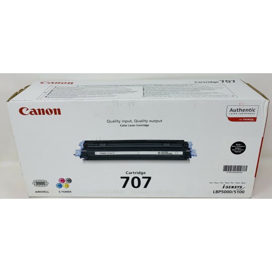 CANON 707 4 TONER ORIGINALE NERO CIANO MAGENTA GIALLO I-SENSYS LBP-5000/LBP-5100 CANON 707 4 TONER ORIGINALE NERO CIANO MAGENTA GIALLO I-SENSYS LBP-5000/LBP-5100