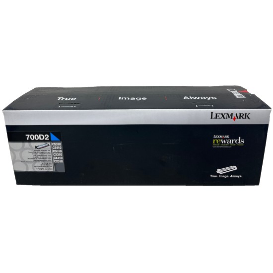 LEXMARK 70C0D20 700D2 DEVELOPER ORIGINALE GIALLO PER CS310/CX410/CX510 [A BOX]