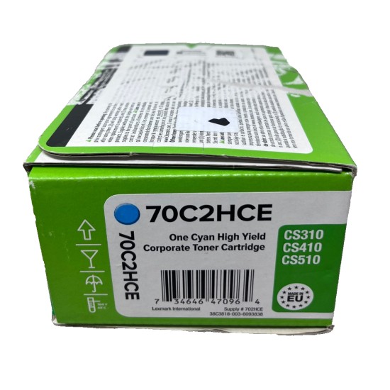 LEXMARK 70C2HCE 702 TONER ORIGINALE CIANO CS310n/CS410dn/CS510de [B BOX]