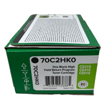 LEXMARK 70C2HK0 702 TONER ORIGINALE NERO CS310n/CS410dn/CS510de [A BOX]