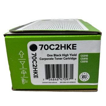 LEXMARK 70C2HKE 702 TONER ORIGINALE NERO CS310n/CS410dn/CS510de [A BOX]