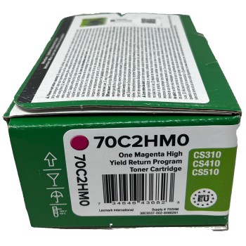 LEXMARK 70C2HM0 702 TONER ORIGINALE MAGENTA CS310n/CS410dn/CS510de [A BOX]
