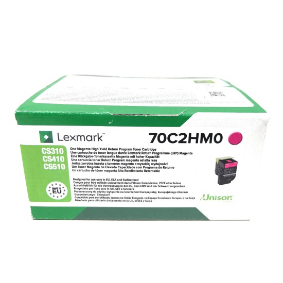 LEXMARK 70C2HM0 702 TONER ORIGINALE MAGENTA CS310n/CS410dn/CS510de [A BOX]