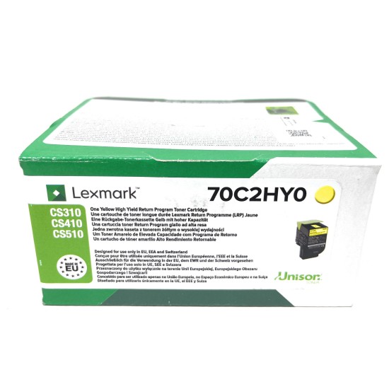 LEXMARK 70C2HY0 702 TONER ORIGINALE GIALLO CS310n/CS410dn/CS510de [A BOX]