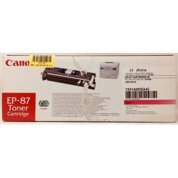 CANON 7431A003 EP-87M TONER ORIGINALE MAGENTA PER CANON LBP-2410 [A BOX]