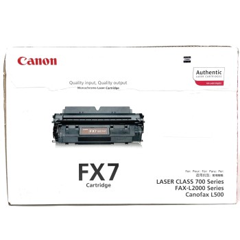 CANON 7621A002 FX-7 TONER ORIGINALE NERO FAX-L2000/LASER CLASS 700/L500 [A BOX]