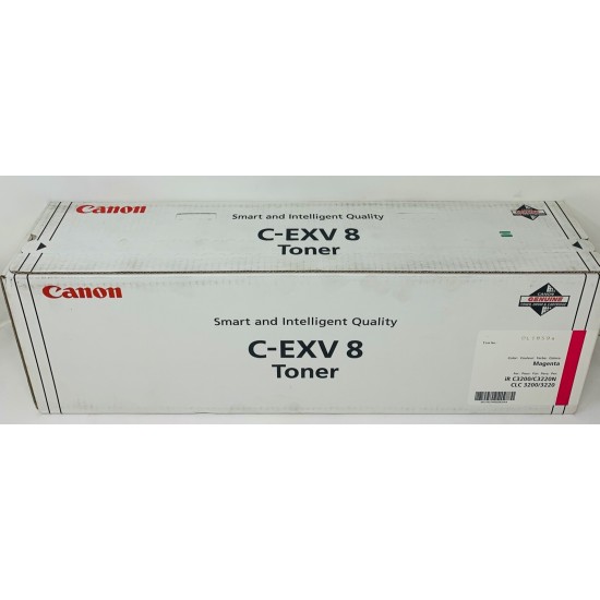 CANON 7627A002 C-EXV8 TONER ORIGINALE MAGENTA iR C3200/C3220N/CLC 3200/CLC 3220 [A BOX]