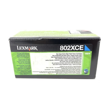 LEXMARK 802XCE 802 TONER ORIGINALE CIANO CX510/CX510DE 4.000PG [A BOX]