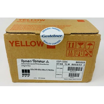 NRG 885033 DT38 TONER ORIGINALE GIALLO PER GESTETNER NRG DSc38/DSc38u/C7435n