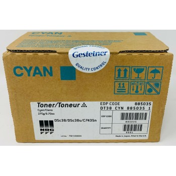 NRG 885035 DT38 TONER ORIGINALE CIANO PER GESTETNER NRG DSc38/DSc38u/C7435n