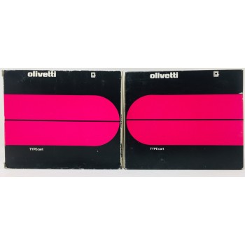 OLIVETTI 80837P NASTRO ORIGINALE NERO TYPECART PER OLIVETTI ET111/ET115 X 2 PZ