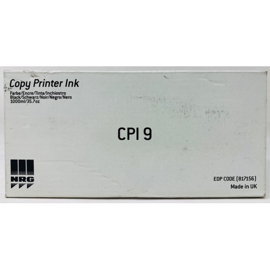 NRG 817156 CPI9/JP500 INCHIOSTRO ORIGINALE NERO COPY PRINTER INK CP450/CP450+ NRG 817156 CPI9/JP500 INCHIOSTRO ORIGINALE NERO COPY PRINTER INK CP450/CP450+