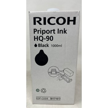 RICOH 817161 INCHIOSTRO ORIGINALE NERO PRIPORT HQ-90 HQ 7000/HQ 9000 (1000ml) RICOH 817161 INCHIOSTRO ORIGINALE NERO PRIPORT HQ-90 HQ 7000/HQ 9000 (1000ml)