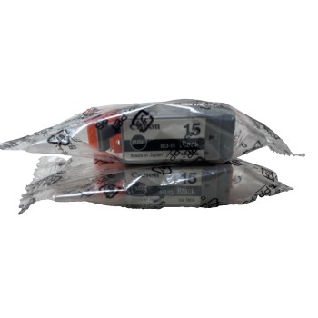 CANON 8190A002 BCI-15 BCI-15BK CARTUCCIA TWINPACK ORIGINALE NERO i70/i80 [NO BOX]