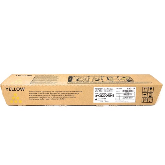 RICOH 820117 SP C820DNHE TONER ORIGINALE GIALLO AFICIO SP C820dn/SP C821dn [A BOX]
