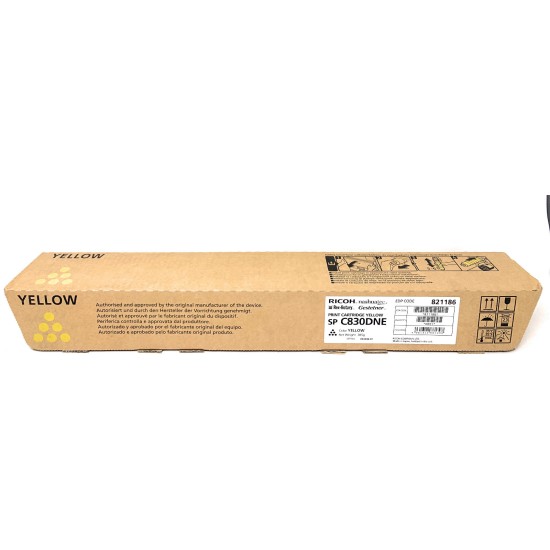 RICOH 821186 TONER ORIGINALE GIALLO SP C830DNE RICOH AFICIO SP C830DN/SP C831DN [A BOX]