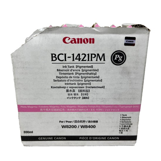 CANON 8372A001 BCI-1421PM CARTUCCIA ORIGINALE MAGENTA FOTO W8200P/W8400P [OPEN BOX]