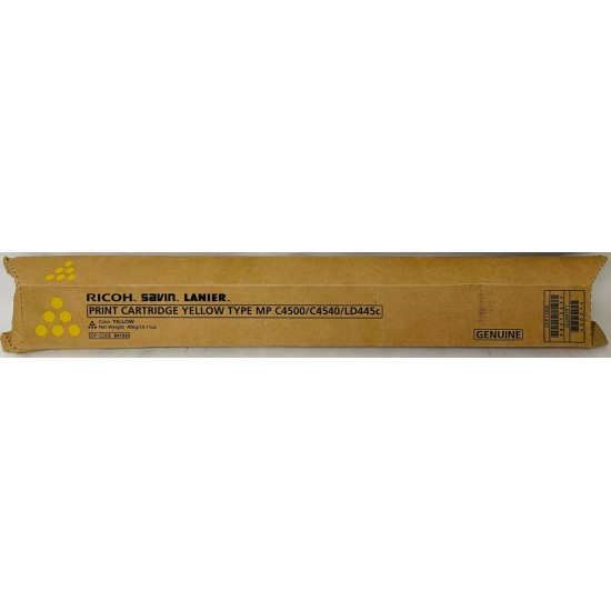 RICOH 841343 TONER ORIGINALE GIALLO AFICIO MP C4500 / MP C4540 / LD445c [A BOX]