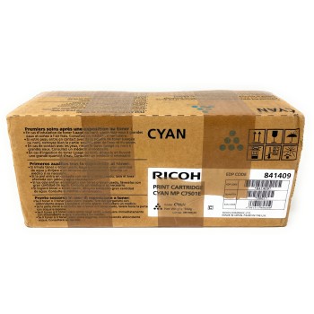 RICOH 841409 TONER ORIGINALE CIANO MP C7501E PER RICOH AFICIO MP C6501/MP C7501 [B BOX]