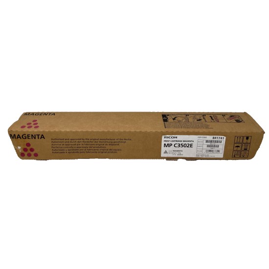 RICOH 841741 842018 TONER ORIGINALE MAGENTA AFICIO MP C3002/MP C3502 [A BOX]