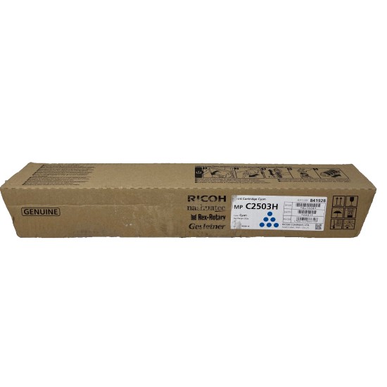 RICOH 841928 MP C2503H TONER ORIGINALE CIANO AFICIO MP C2003/MP C2503 [B BOX]