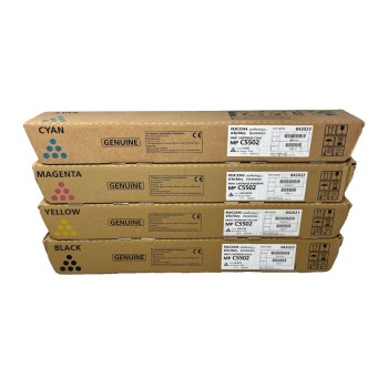 RICOH TYPE MP C5502 TONER ORIGINALE NERO CIANO MAGENTA GIALLO AFICIO MP C4502 [B BOX]