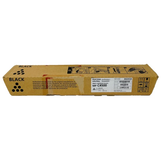 RICOH 842034 884930 TONER ORIGINALE NERO PER AFICIO MP C3500/MP C4500 [B BOX]