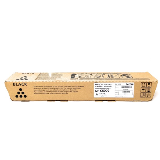 RICOH 842048 841160 TONER ORIGINALE NERO PER AFICIO MP C4000/MP C5000 [B BOX]