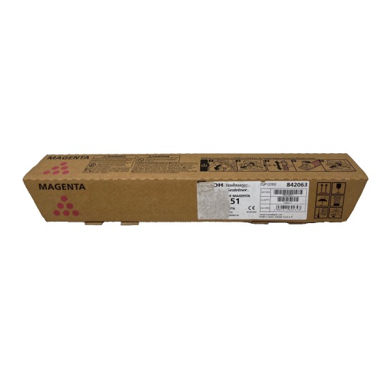 RICOH 842063 841506 TYPE MP C2551 ORIGINALE MAGENTA AFICIO MP C2051/C2551 [B BOX]