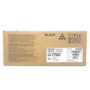 RICOH 842069 MP C7500 TONER ORIGINALE NERO PER AFICIO MP C6000/MP C7500 [A BOX]