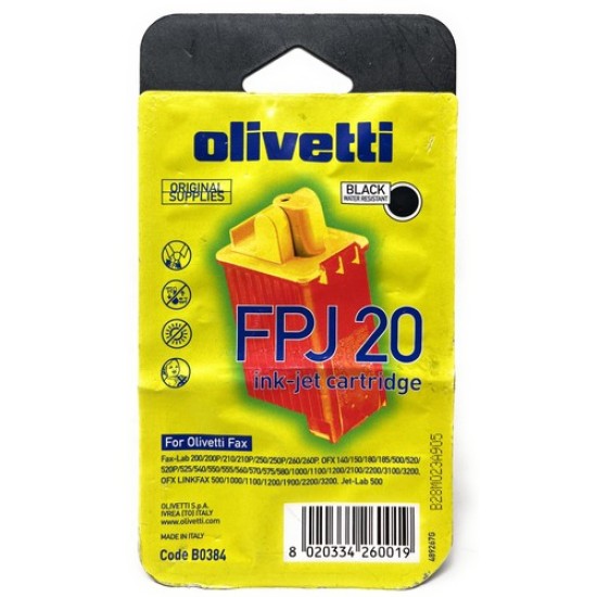 OLIVETTI 84431 B0384 FPJ20 CARTUCCIA ORIGINALE PER OFX 500/520/525/JP170/JP 360 OLIVETTI 84431 B0384 FPJ20 CARTUCCIA ORIGINALE PER OFX 500/520/525/JP170/JP 360