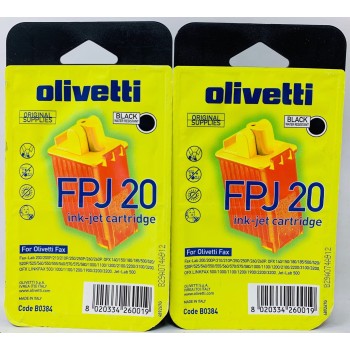 OLIVETTI 84431 B0384 FPJ20 CARTUCCIA ORIGINALE PER OFX 500/520/525/JP170/190 X 2