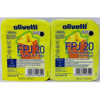 OLIVETTI 84431 B0384 FPJ20 CARTUCCIA ORIGINALE PER OFX 500/520/525/JP170/190 X 2 OLIVETTI 84431 B0384 FPJ20 CARTUCCIA ORIGINALE PER OFX 500/520/525/JP170/190 X 2
