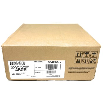 RICOH 884240 TYPE 450E TONER ORIGINALE 889490/K73 FT4022/FT4027/4522/4527 [2PZ]