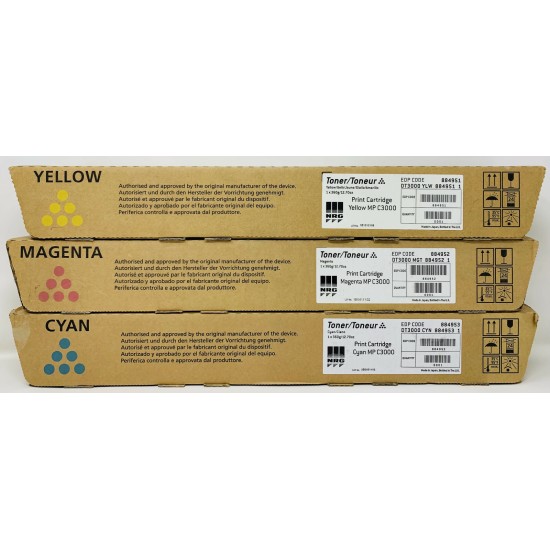 NRG ORIGINALE CIANO MAGENTA GIALLO MP C2000/MP C2500 INFOTEC ISC 2525/ISC 3030 [B BOX]