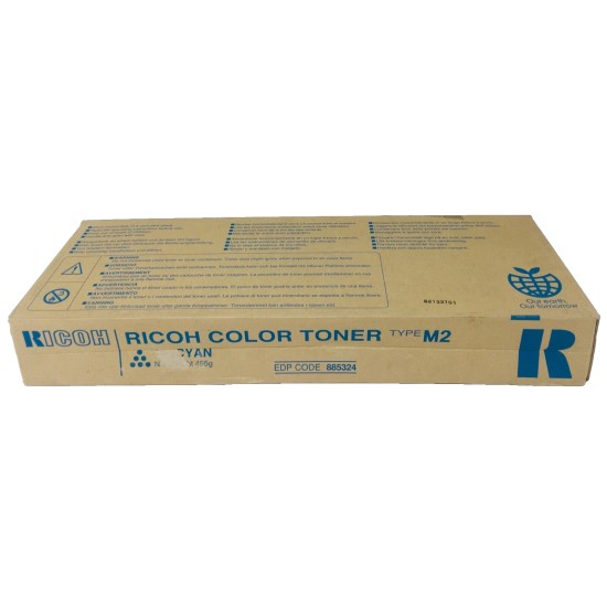 RICOH 885324 TYPE M2 TONER ORIGINALE CIANO PER AFICIO 1224/1232C [B BOX]